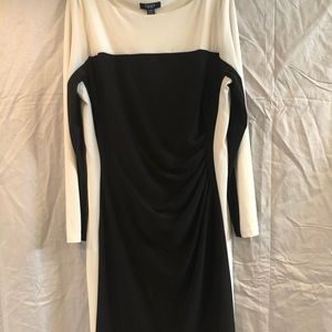 Black/White bodycon dress